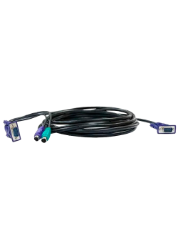 DKVM-CB KVM Cable with VGA and 2xPS/2 connectors for DKVM-4K, 1.8m