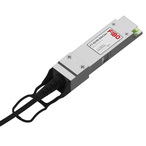 Кабель/ FIBO FT-Q100-DAC2m QSFP28 to QSFP28 DAC модуль, медный кабель Belden, 2 метра