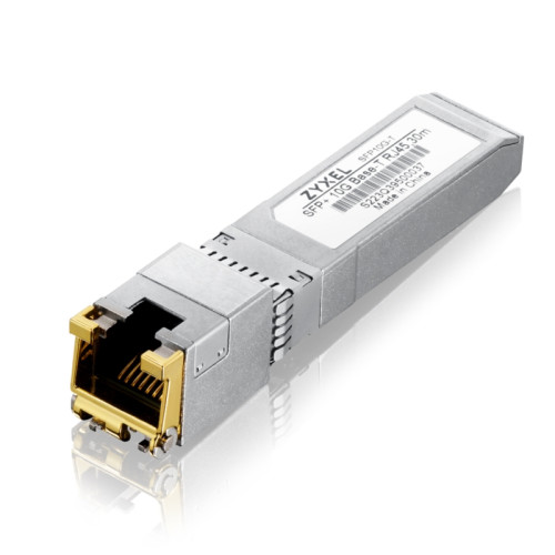 Трансивер/ Zyxel SFP10G-T SFP transceiver with 10G RJ-45 port (10G Base-T), for Cat6a/7 cable up to 30m