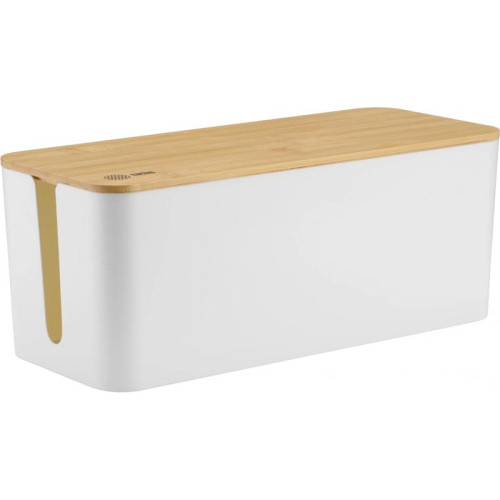 Органайзер Cactus CS-BOX-WH белый/бамбук