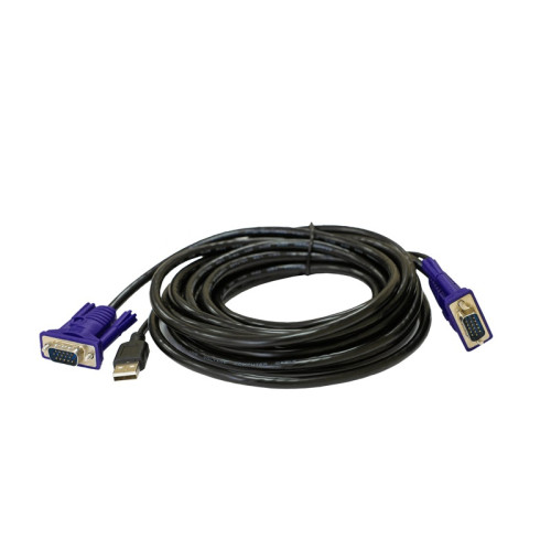 Кабель/ Кабель KVM с разъемами VGA и USB, 5 м