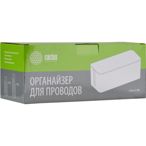Органайзер Cactus CS-BOX-BL черный/бамбук