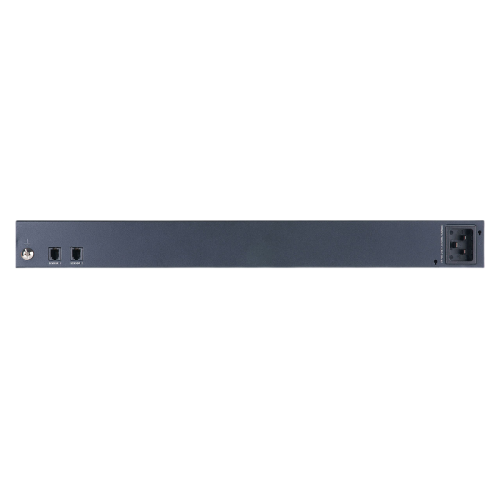Устройство распределения питания, с управлением, 10A,  2.4kW,  8 портов, 1 банк, IP доступ, ввод C14, (8*C13 монитор. V / A / кВт / кВтч по портам/устройству вкл/выкл по портам;без шнуров)/ 10A Per outlet Metered, 8 Outlet SW PDU