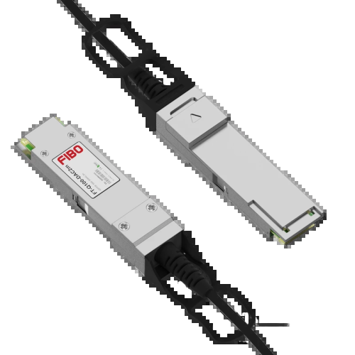 Кабель/ FIBO FT-Q100-DAC2m QSFP28 to QSFP28 DAC модуль, медный кабель Belden, 2 метра