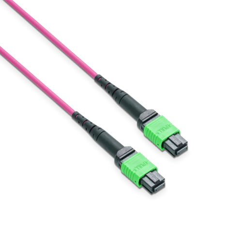 NVIDIA/Mellanox MFP7E10-N005 Compatible 5m (16ft) MPO-12 APC(Female) to MPO-12 APC(Female) 12 Fibers Multimode (OM4) Patch Cable, Type B, LSZH, 3.0mm, Max IL ? 0.35dB, Magenta NVIDIA/Mellanox MFP7E10-N005 Compatible 5m (16ft) MPO-12 APC(Female) to MPO-12 APC(Female) 12 Fibers Multimode (OM4) Patch Cable, Type B, LSZH, 3.0mm, Max IL ? 0.35dB, Magenta