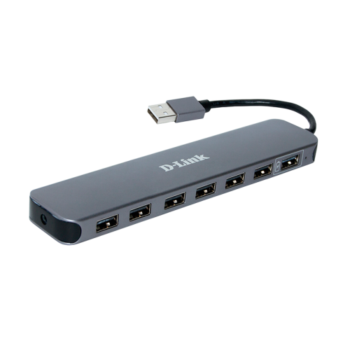 Хаб/ DUB-H7 USB2.0 Hub, 7xUSB2.0 with Fast-Charging port
