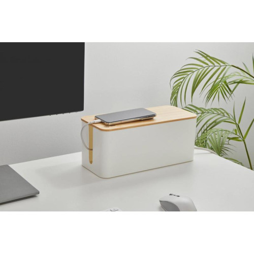 Органайзер Cactus CS-BOX-WH белый/бамбук