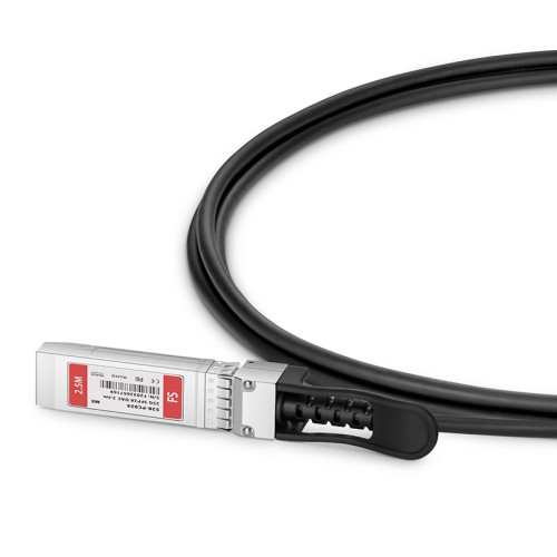 Твинаксиальный медный кабель/ 2.5m (8ft) FS for Mellanox MCP2M00-A02A Compatible 25G SFP28 Passive Direct Attach Copper Twinax Cable P/N