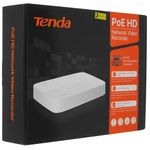 Сетевой видеорегистратор/ Tenda N6P-16H 16-канальный сетевой видеорегистратор высокой четкости с поддержкой PoE