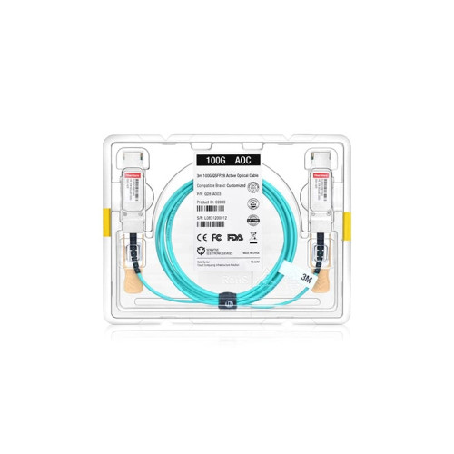 Активный оптический кабель/ 5m (16ft) Mellanox MFA1A00-C005 Compatible 100G QSFP28 Active Optical Cable