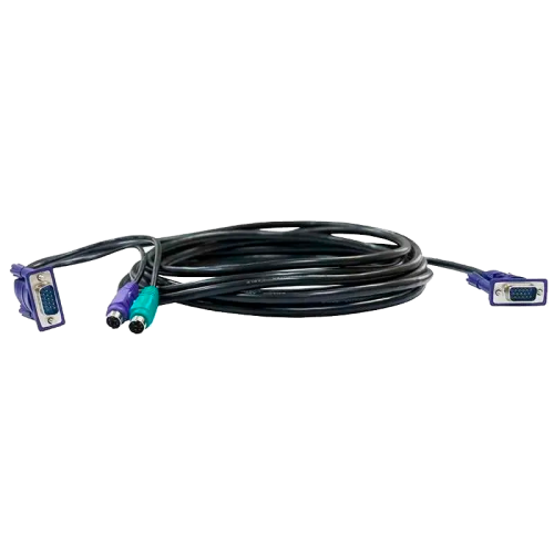 DKVM-CB KVM Cable with VGA and 2xPS/2 connectors for DKVM-4K, 1.8m