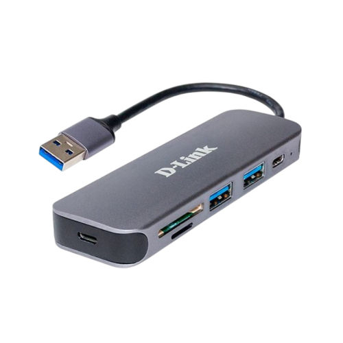 Концентратор/ Концентратор USB 3.0, 2xUSB 3.0, 1xUSB-C, слот SD/microSD