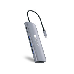 Док-станция/ Док-станция USB-C, 3xUSB 3.0, 1xUSB-C/PD 3.0, 1xUSB-C, 1xHDMI