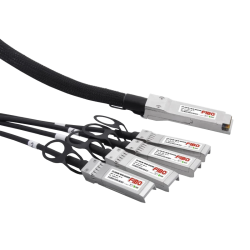 Кабель/ FIBO FT-Q40-4S10-DAC5m QSFP+ to 4SFP+ DAC модуль, медный кабель Belden, 5 метров