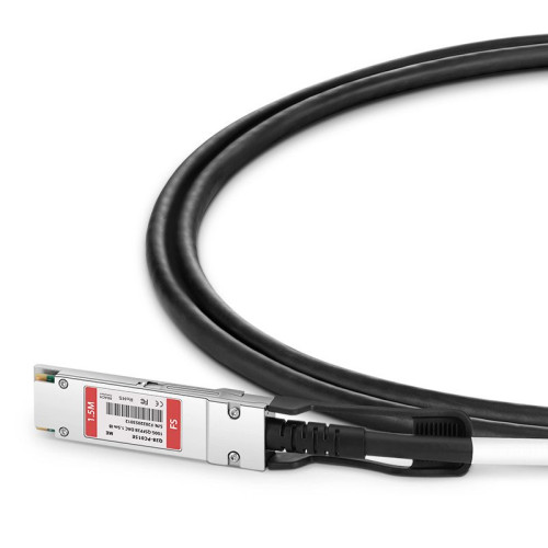 Твинаксиальный медный кабель/ 1.5m (5ft) FS for Mellanox MCP1600-E01AE30 Compatible 100G QSFP28 Passive Direct Attach Copper Twinax Cable for InfiniBand EDR