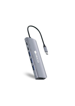 Док-станция/ Док-станция USB-C, 3xUSB 3.0, 1xUSB-C/PD 3.0, 1xUSB-C, 1xHDMI