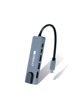 Док-станция/ Док-станция USB-C, 2xUSB 3.0, 1xUSB-C/PD 3.0, 1xUSB-C, 1x1000Base-T, 1xHDMI