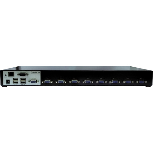 КВМ переключатель/ DKVM-IP8 8-port KVM over IP Switch, 1x100Base-TX, VGA+USB ports