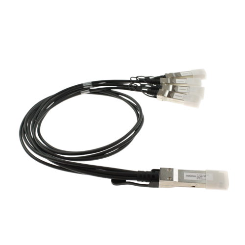 Кабель/ OSNOVO  Объединительный DAC кабель QSFP+ 40G для 4х10G. Скорость: 40 Гбит/c. Тип разъема: QSFP+/SFP+. Длина кабеля 1м. Размеры коннектора (ШхВхГ): 11x9x101мм.