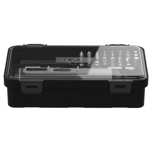 Отвертка аккумуляторная Deli DC161 (4В, 2А*ч, 5Нм, 300об/мин, Type-C, набор бит 24 шт, кейс)