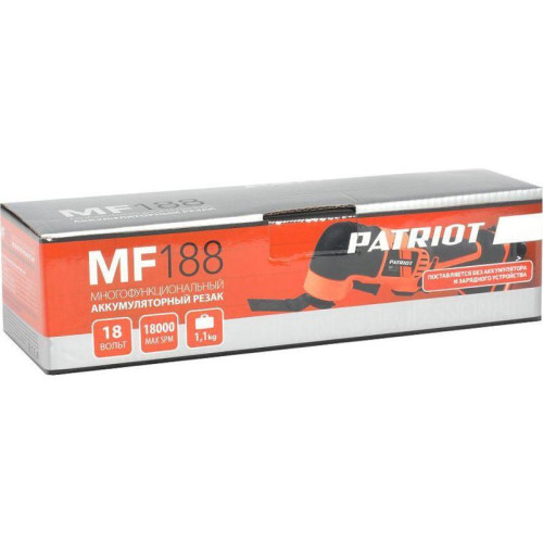 Многофункциональный инструмент Patriot MF 188Li UES рыжий/черный (110203180)