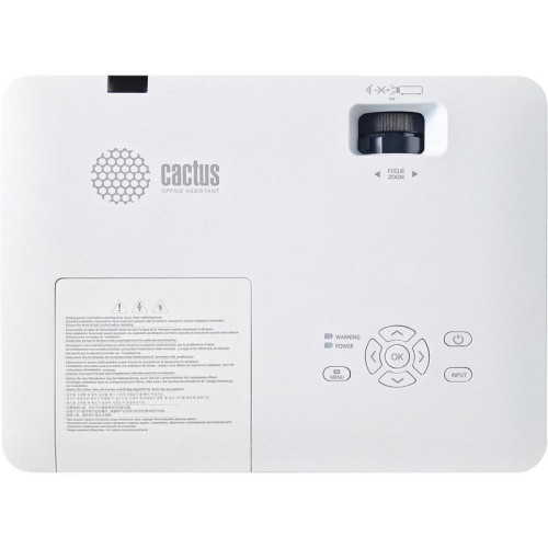 Проектор Cactus CS-S1.WT 3LCD 34000Lm LS 3400Lm ANSI (1024x768) 15000:1 ресурс лампы:10000часов 1xHDMI 3.06кг