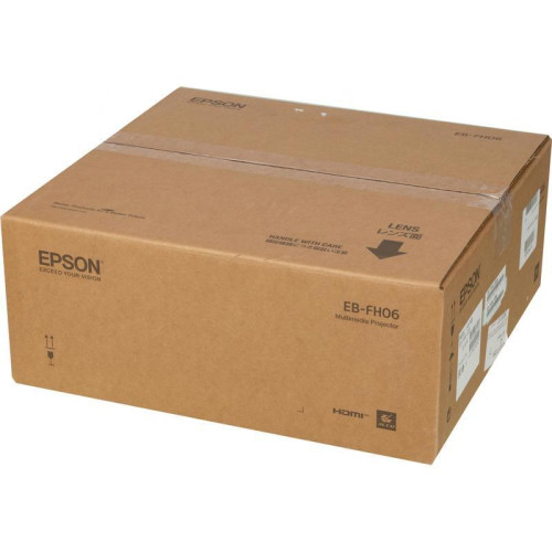 Проектор Epson EB-FH06 LCD 3500Lm (1920x1080) 16000:1 ресурс лампы:6000часов 1xUSB typeA 1xUSB typeB 2xHDMI 2.7кг Проектор Epson EB-FH06 LCD 3500Lm (1920x1080) 16000:1 ресурс лампы:6000часов 1xUSB typeA 1xUSB typeB 2xHDMI 2.7кг