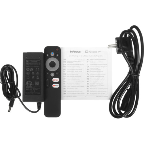 LED проектор/ LED проектор InFocus [IN3048SL] Apex Challenger, LCD, 200 lm, FullHD, (1.2:1), HDMI 2.1 (eARC), Bluetooth 5.0/BLE, wi-fi 2.4/5GHz, 2х3W, до 25 000ч., 1.25 кг