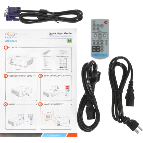Проектор Infocus IN1036 LCD 4600Lm LS (1280x800) 50000:1 ресурс лампы:10000часов 1xUSB typeA 1xUSB typeB 2xHDMI 3.3кг Проектор Infocus IN1036 LCD 4600Lm LS (1280x800) 50000:1 ресурс лампы:10000часов 1xUSB typeA 1xUSB typeB 2xHDMI 3.3кг