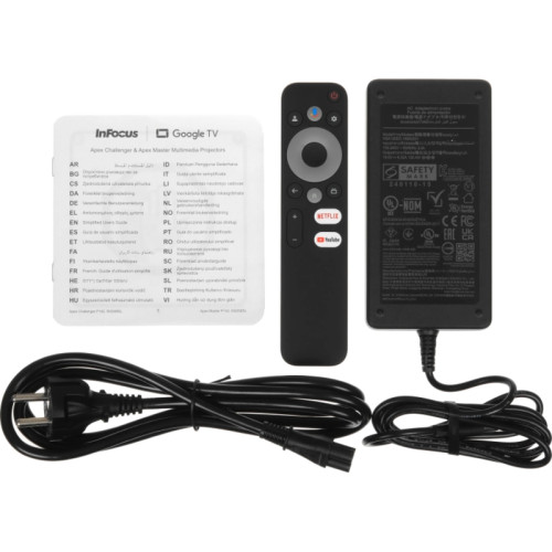 LED проектор/ LED проектор InFocus [IN3058SL] Apex Master, LCD, 500 lm, FullHD, (1.25:1), HDMI 2.1 (eARC), USB A, Bluetooth 5.0/BLE, wi-fi 2.4/5GHz, 2х5W, до 25 000ч., 2,07 кг