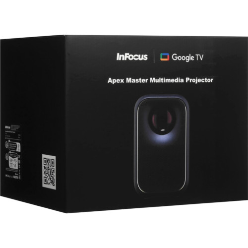 LED проектор/ LED проектор InFocus [IN3058SL] Apex Master, LCD, 500 lm, FullHD, (1.25:1), HDMI 2.1 (eARC), USB A, Bluetooth 5.0/BLE, wi-fi 2.4/5GHz, 2х5W, до 25 000ч., 2,07 кг