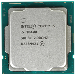 Процессор/ APU LGA1200 Intel Core i5-10400 (Comet Lake, 6C/12T, 2.9/4.3GHz, 12MB, 65/134W, UHD Graphics 630) OEM