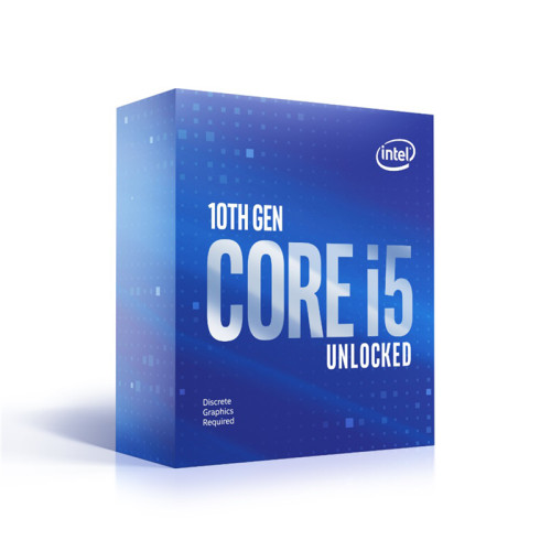 Боксовый процессор/ CPU LGA1200 Intel Core i5-10600KF (Comet Lake, 6C/12T, 4.1/4.8GHz, 12MB, 125/182W) BOX