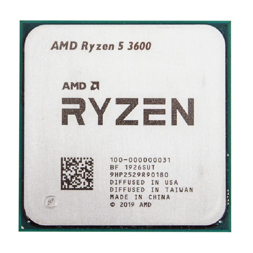 Процессор/ CPU AM4 AMD Ryzen 5 3600 (Matisse, 6C/12T, 3.6/4.2GHz, 32MB, 65W) OEM