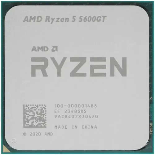 Процессор/ APU AM4 AMD Ryzen 5 5600GT (Cezanne, 6C/12T, 3.6/4.6GHz, 16MB, 65W, Radeon Graphics) OEM