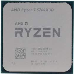 Процессор/ CPU AM4 AMD Ryzen 7 5700X3D (8C/16T, 3.0/4.1GHz, 96MB, 105W) OEM