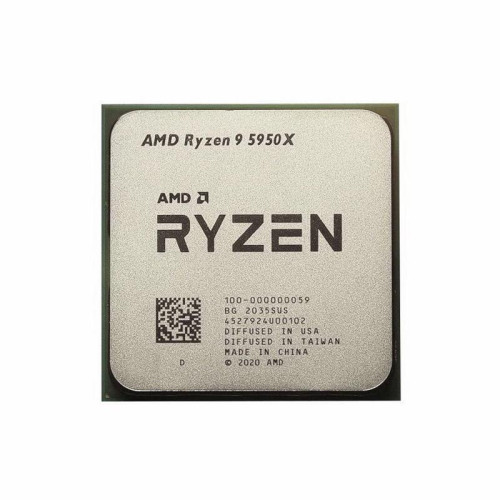 Центральный Процессор AMD RYZEN 9 5950X BOX (100-100000059WOF) (Vermeer, 7nm, C16/T32, Base 3,40GHz, Turbo 4,90GHz, Without Graphics, L3 64Mb, TDP 105W, w/o cooler, SAM4) (312745)
