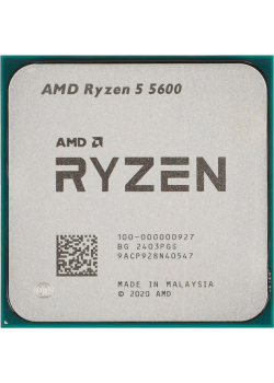 Процессор/ CPU AM4 AMD Ryzen 5 5600 (6C/12T, 3.5/4.4GHz, 32MB, 65W) OEM