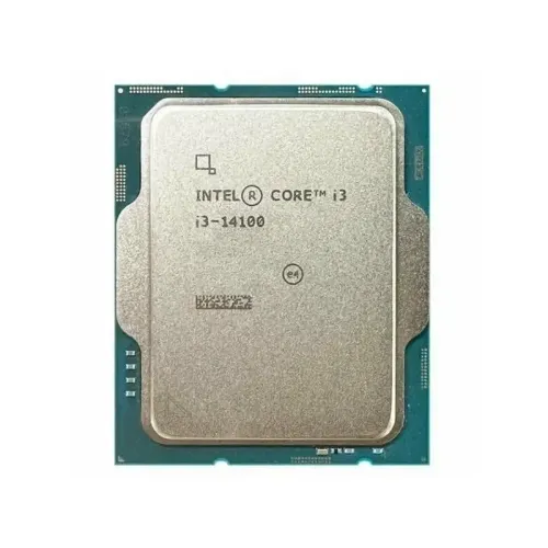 Процессор/ CPU LGA1700 Intel Core i3-14100 (Raptor Lake, 4C/8T, 3.4/4.7GHz, 5MB, 110W, UHD Graphics 730) OEM