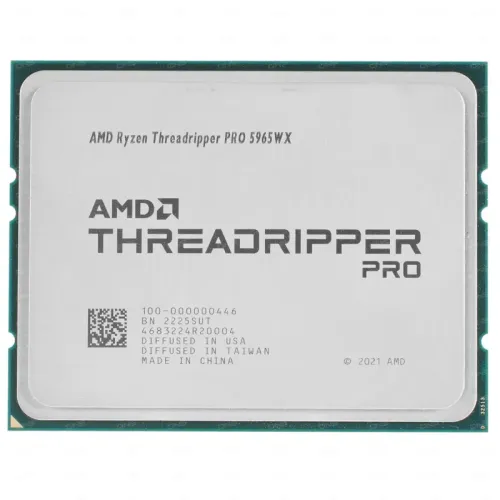 Процессор/ CPU sWRX8 AMD Ryzen Threadripper Pro 5965WX (24C/48T, 3.8/4.5GHz, 128MB, 280W) OEM