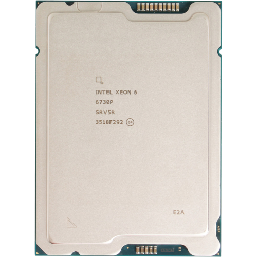 Процессор/ CPU LGA4710 Intel Xeon 6730P (Granite Rapids, 32C/64T, 2.5/3.8GHz, 288MB, 250W) OEM