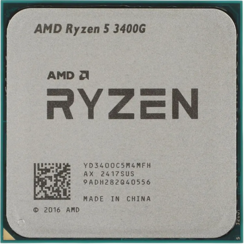 Центральный Процессор AMD RYZEN 5 3400G OEM (Picasso, 12nm, C4/T8/GPU11, Base 3,70GHz, Turbo 4,20GHz, RX Vega 11, L3 4Mb, TDP 65W, SAM4)