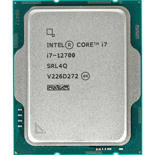 Процессор/ APU LGA1700 Intel Core i7-12700 (Alder Lake, (8P+4E)C/(16P+4E)T, 2.1/4.8GHz, 25MB, 65/180W, UHD Graphics 770) OEM