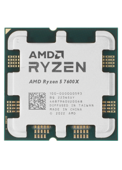 Процессор/ CPU AM5 AMD Ryzen 5 7600X (Raphael, 6C/12T, 4.7/5.3GHz, 32MB, 105W) OEM