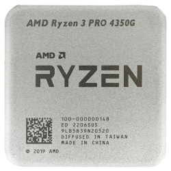 Процессор/ APU AM4 AMD Ryzen 3 PRO 4350G (Renoir, 4C/8T, 3.8/4GHz, 4MB, 65W, Radeon Graphics) OEM