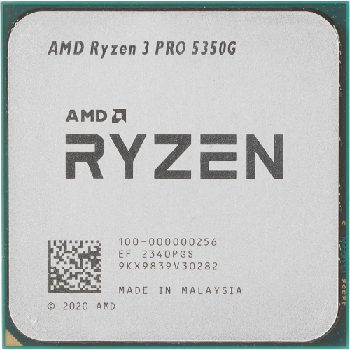 Процессор/ APU AM4 AMD Ryzen 3 PRO 5350G (Cezanne, 4C/8T, 4/4.2GHz, 8MB, 65W, Radeon Graphics) OEM  100-000000253 analog