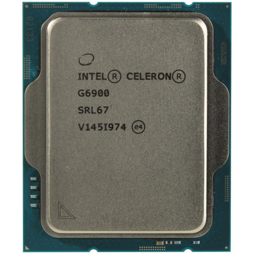 Процессор/ APU LGA1700 Intel Celeron G6900 (Alder Lake, 2C/2T, 3.4GHz, 4MB, 46W, UHD Graphics 710) OEM