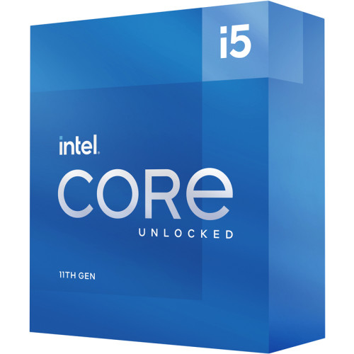 Боксовый процессор/ APU LGA1200 Intel Core i5-11600K (Rocket Lake, 6C/12T, 3.9/4.9GHz, 12MB, 125/224W, UHD Graphics 750) BOX