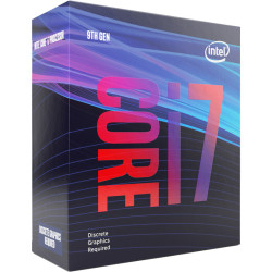 Боксовый процессор/ CPU LGA1151-v2 Intel Core i7-9700F (Coffee Lake, 8C/8T, 3/4.7GHz, 12MB, 65W) BOX, Cooler