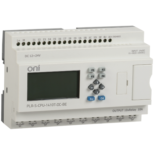Логическое реле PLR-S. CPU1410(T) 24В DC с экраном ONI